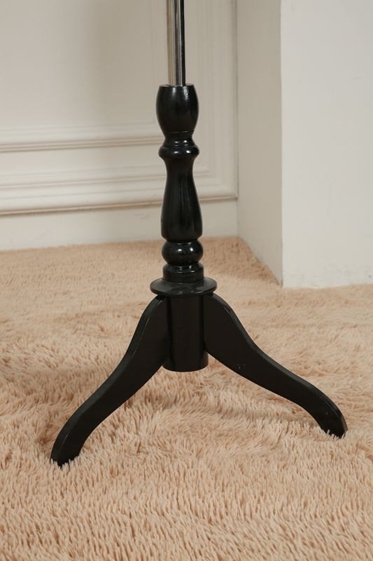 Modelo de tela de medio cuerpo base madera maciza metal tienda de ropa accesorios de plataforma para hombres y mujeres placa cuadrada trípode rueda universal