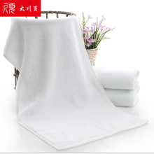厂家供应白毛巾宾馆酒店洗浴用加厚吸水毛巾足疗一次性白毛巾代发
