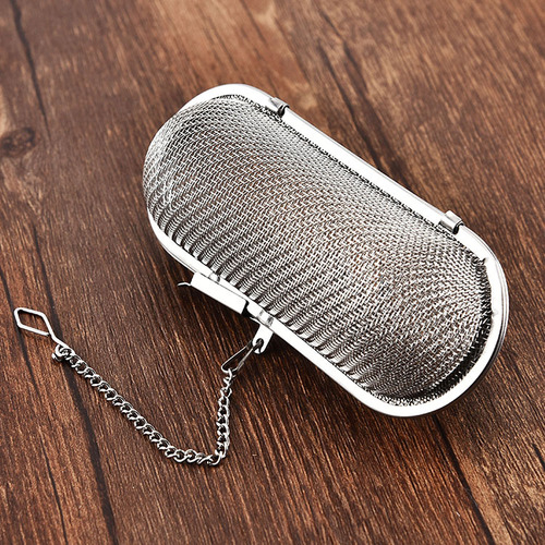 304 stainless steel tea drain, soup bag filter, tea brewer, creative long tea ball, spice flavor treasure