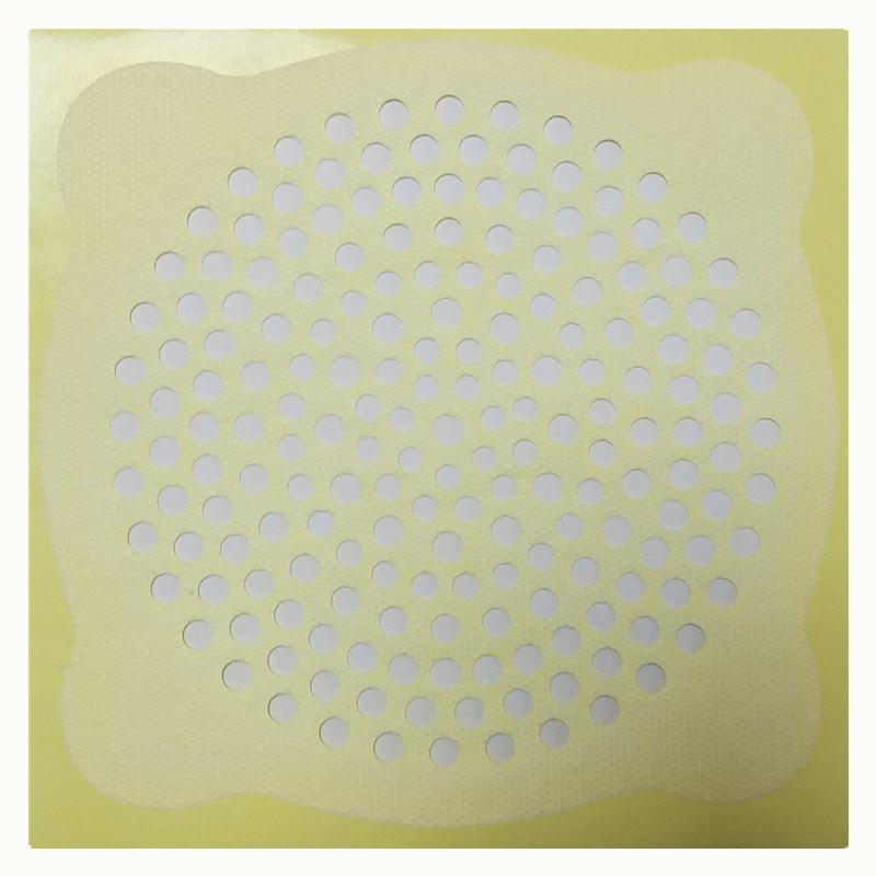 Pegatinas de drenaje de piso desechables Filtro de drenaje red de alcantarillado Filtro de pelo pegatinas gran red de drenaje de piso antibloqueo