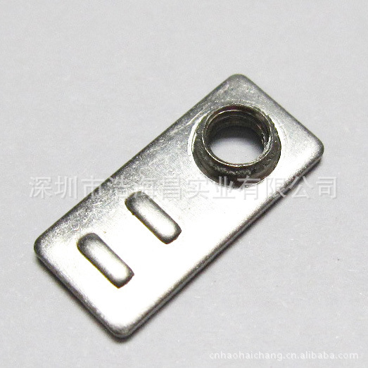 不锈铁等材质M4翻孔直焊接接线片 (HHC-396A)