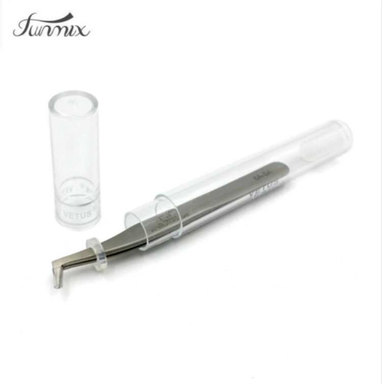 Оригинальные товары VETUS New 6A-SA Цилиндрическая упаковка Цветение Высокоточный конический твердый Пинцет из нержавеющей стали