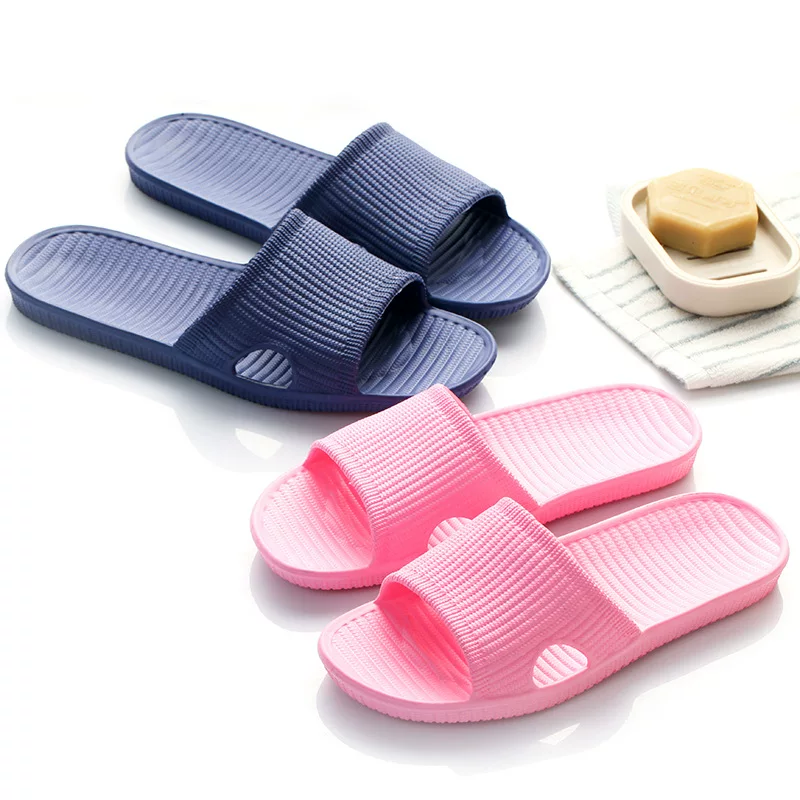 Summer non-slip slippers for bath, for beloved, soft sole