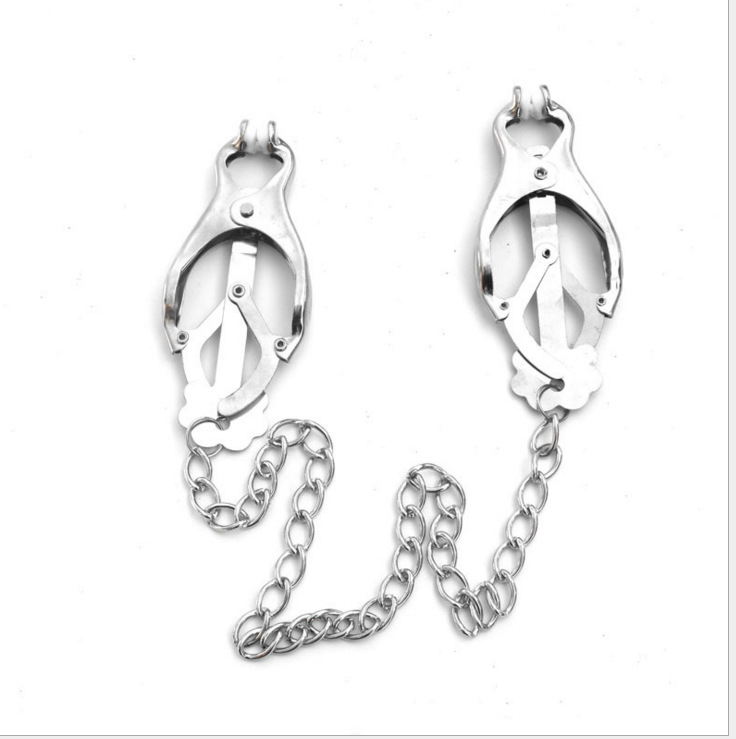 Juguetes para adultos suministros para adultos mariposa clip trébol mama aparato Acero inoxidable sexy pecho clip RX-003 sexy