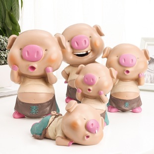 Piggy piggy bank student piggy bank cartoon piggy bank home decoration ornaments gifts slug pig Piggy Bank