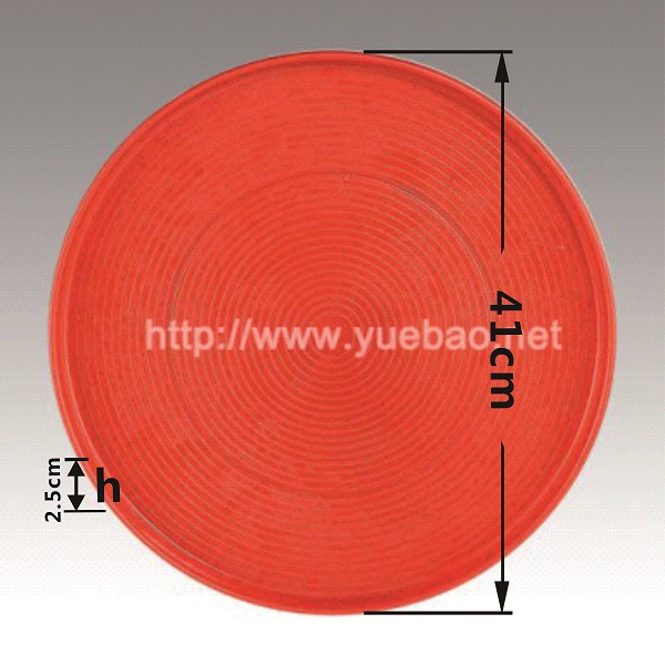 粤宝新盈宝 鸡用塑料盆 圆形小开食盘 加厚原料养鸡用品