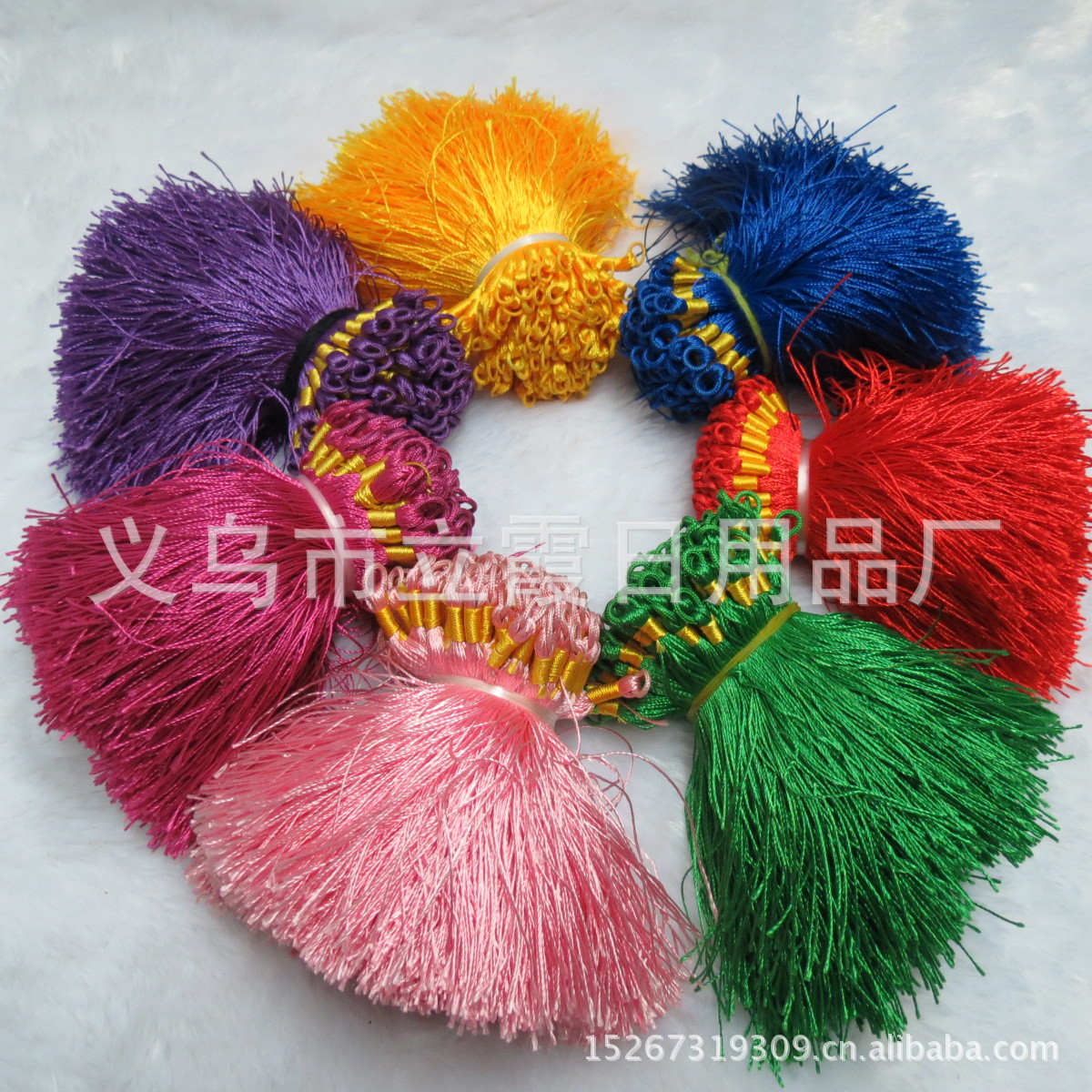 中国结流苏吊穗地摊货源喜糖盒窗帘饰品配件流苏穗批发