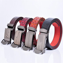 男士无牙扣皮带 鳄鱼纹裤带 毛底仿皮地摊货源热卖送录音厂家直销