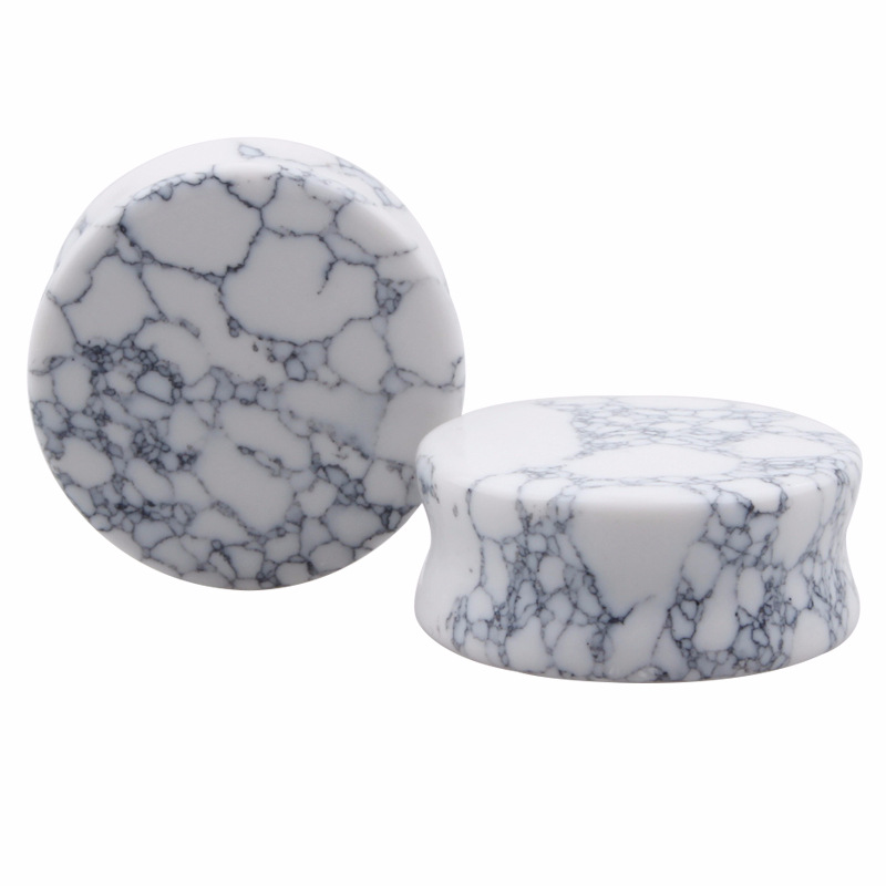 Comercio electrónico transfronterizo, expansión de oreja de pino blanco, pinchazo de piedra, joyería de perforación exquisita, venta en línea de 5-25mm