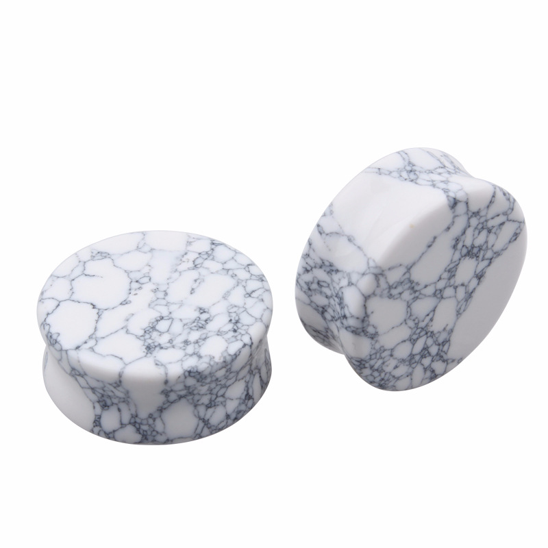 Comercio electrónico transfronterizo, expansión de oreja de pino blanco, pinchazo de piedra, joyería de perforación exquisita, venta en línea de 5-25mm