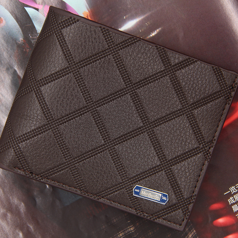 Suministro directo de fábrica los hombres cartera nueva moda casual monedero gran capacidad bolso de La Moneda al por mayor