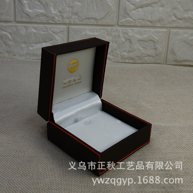 翻盖纸质玉石翡翠包装盒高端塑胚首饰吊坠盒情人节礼盒特种纸盒