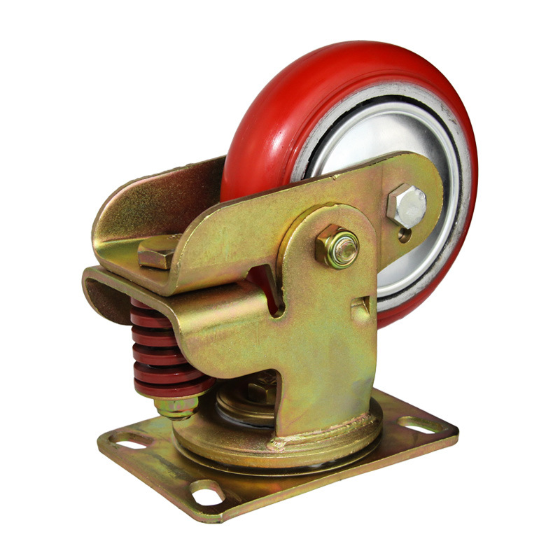 厂家制造.刹车脚轮.静音万向脚轮. .弹簧脚轮.配件脚轮带刹车