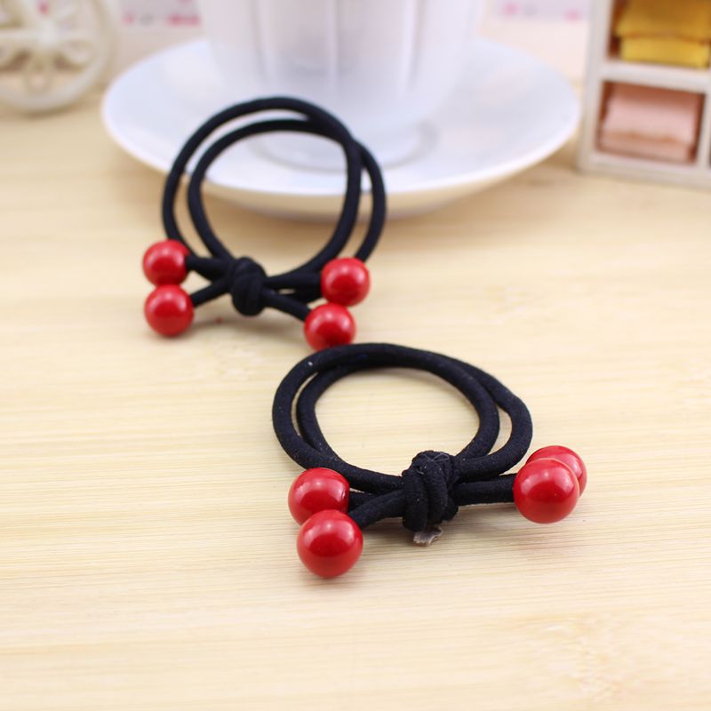 Red Bean Korean version of Indonesian head rope popular hair circle…
