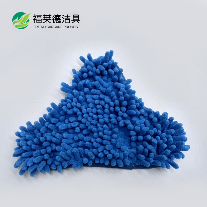 x5 h2o blue triangle chenille steam mop head cloth cover mop accessories steam mop replacement mat