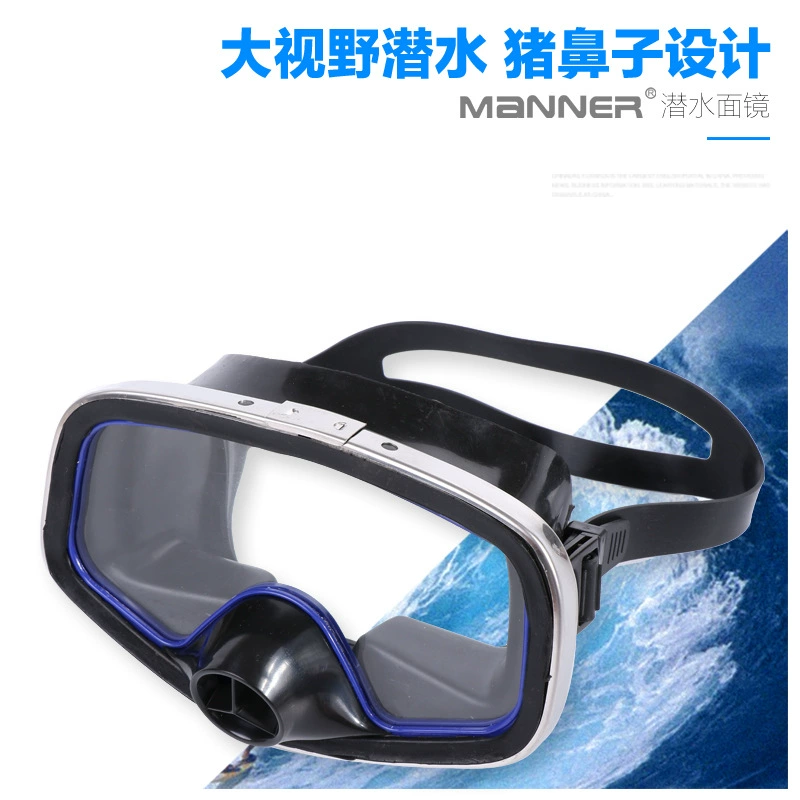Манер стай Diving facial mirror QPM2049 взрослая маска лица для ныряния из нержавеющей стали - химическое стекло зеркало водолазное снаряжение, кросс-бордер