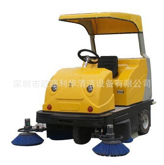 工厂车间广场扫地机路面清扫机驾驶电动充电工业级清扫
