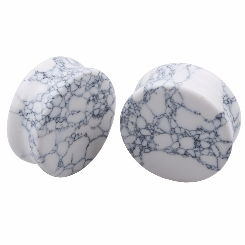 Comercio electrónico transfronterizo, expansión de oreja de pino blanco, pinchazo de piedra, joyería de perforación exquisita, venta en línea de 5-25mm