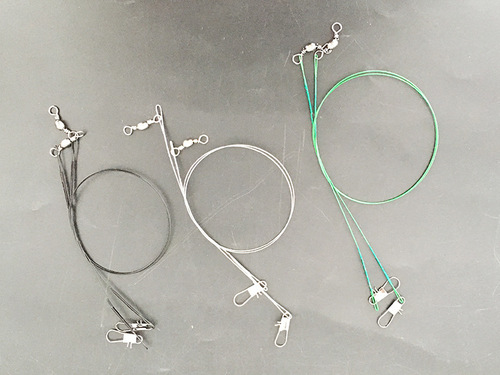 Lure bite-proof wire leader with swivel pin soft steel leader fishing gear accessories