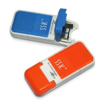 SSK飚王 风云 适用于MicroSD卡 高速直读TF卡 手机内存卡读卡器