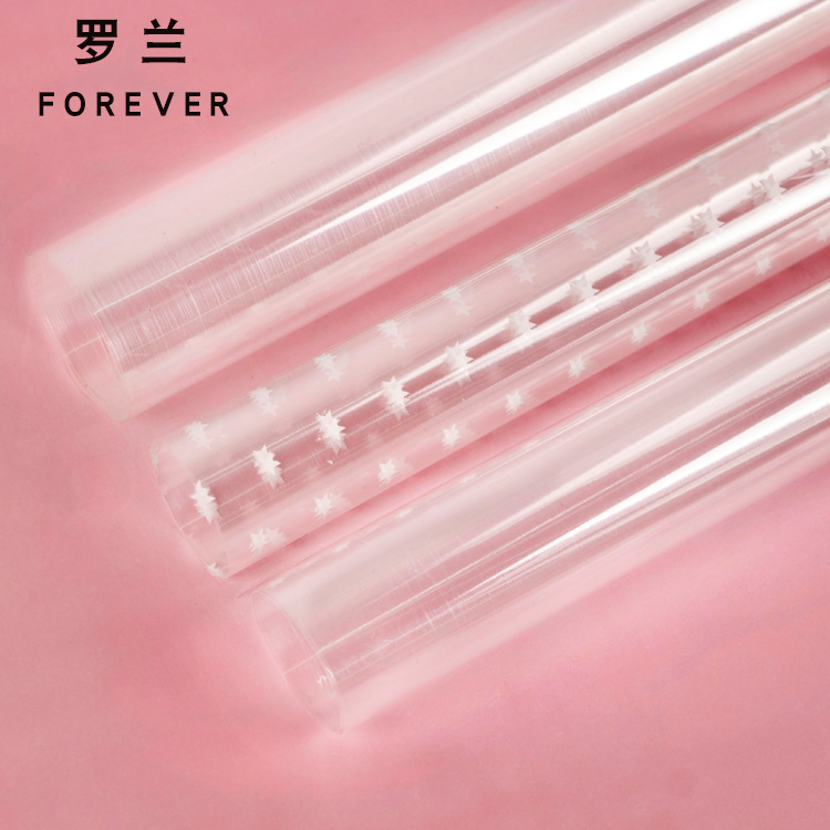 Material de papel de envolver Flor de Roland material de papel de celofán totalmente transparente material de celofán floral