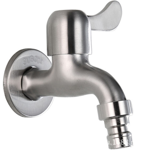 Guangdong manufacturer wholesale 4-point thickened washing machine faucet single cold fast boiling spout mop pool suitable faucet