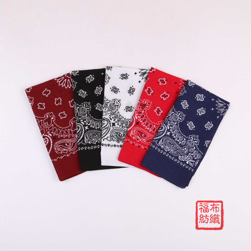 55cm Hip-hop Sunflower Sports Scarf Square Scarf Pure Cotton Thick Outdoor Cycling Face Mask Triangular Scarf Customizable