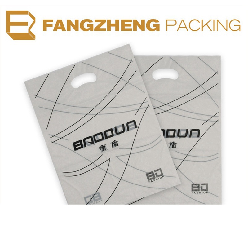 厂家供应冲孔购物袋 服装塑料购物袋手提礼品可手提环保收纳