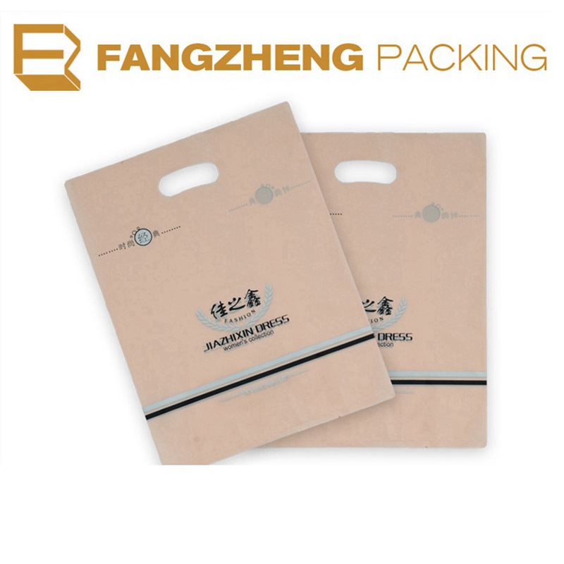 包装袋厂手提冲孔塑料薄膜手提袋服装opp塑料袋衣服购物袋加厚