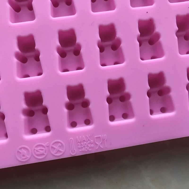 Оптовый набор 50 Bear Silicon Silicon Silicon Salmonic Bing Ghel Models, краска по металлу восковая форма