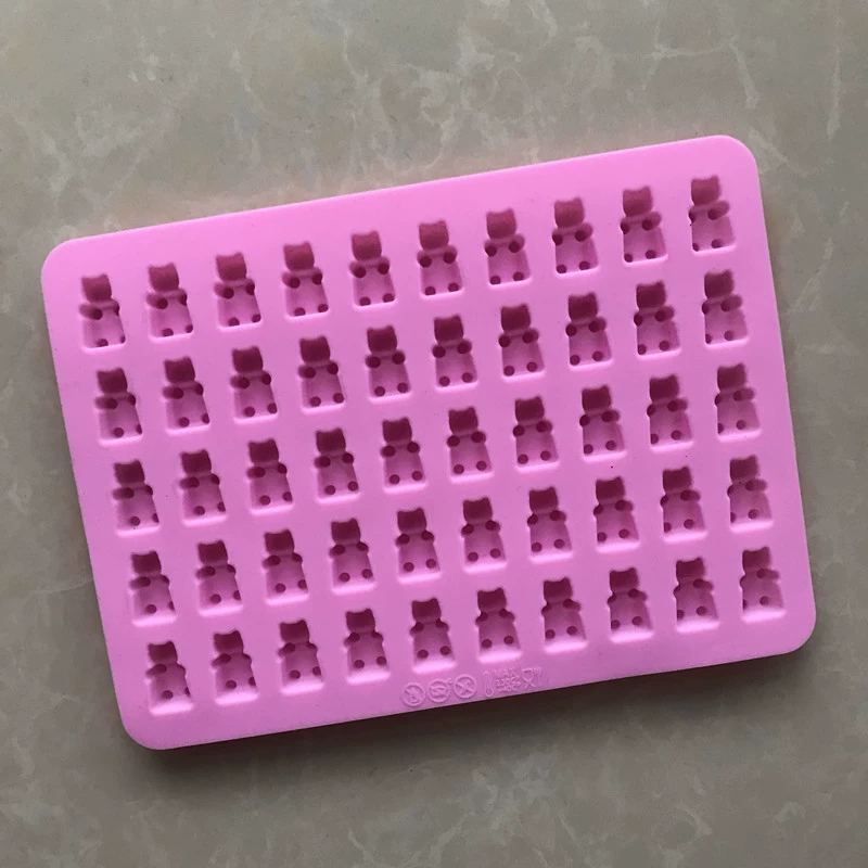 Оптовый набор 50 Bear Silicon Silicon Silicon Salmonic Bing Ghel Models, краска по металлу восковая форма