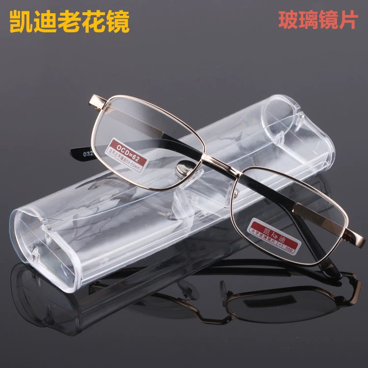 Очковые для чтения Glass Kaidi Old Light Eyes Anti-Fatisure Anti-Radiation Crystal Reading Glasses HD HD Coating