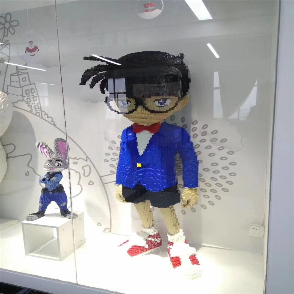 Small Particle Assembled Building Blocks, Oversized Stereo Model to Build Large Booth Ornaments, Qr Code Pixel Painting Puzzles