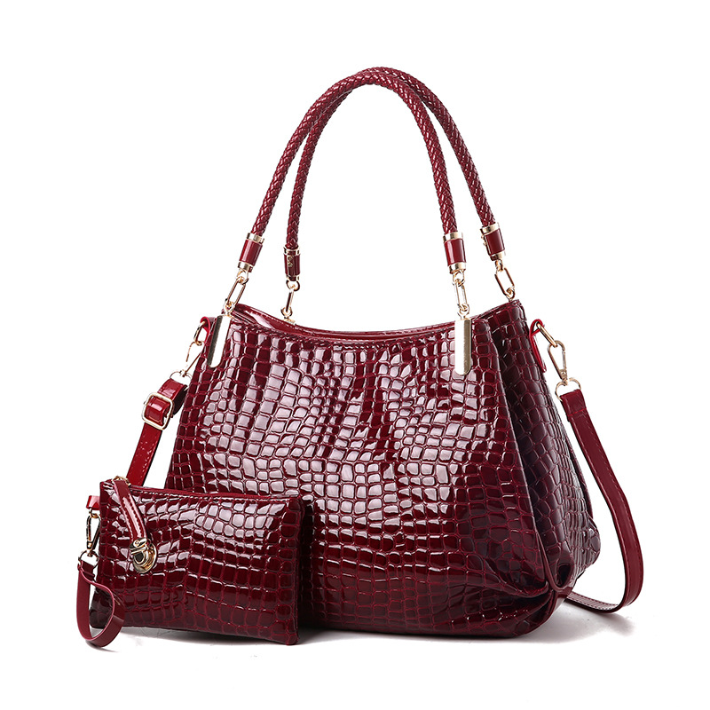 Borsa a tracolla alla moda Nuovo modello sul mercato, autunno e inverno europeo e americano alla moda grande borsa a tracolla per le madri di mezza età_voghion.com