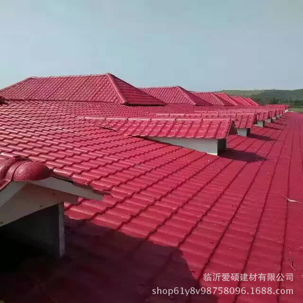 爱硕宿州合成树脂瓦ASA树脂仿古瓦屋面瓦厂家每平米批发商价格