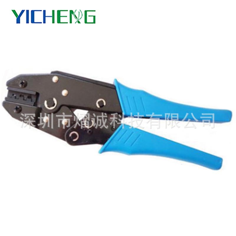MC4太阳能省力压线钳天蓝色 光伏压线钳 太阳能端子压接工具