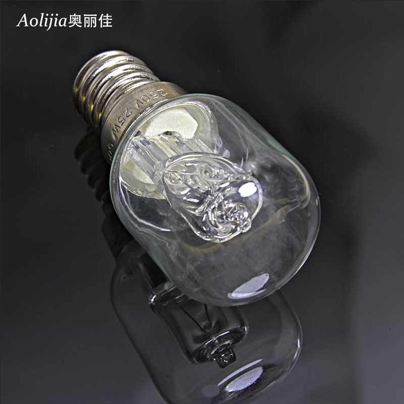 High temperature resistant bulb 500 ℃ 300 ℃ pizza oven lighting E14 screw halogen lamp oven bulb