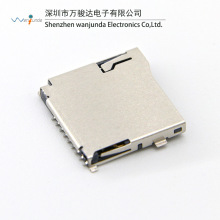 外焊自弹式PUSH TF内存卡座 MICRO SD卡座 tf卡座自弹连接器