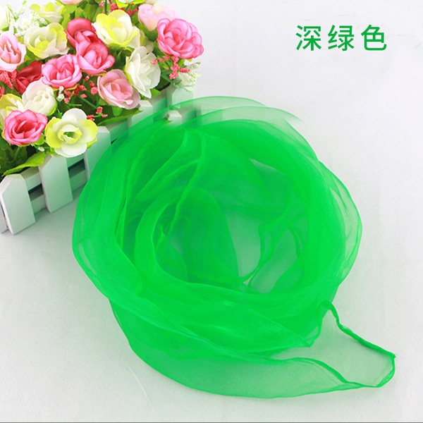 New candy -colored small silk scarf performance dance practical…