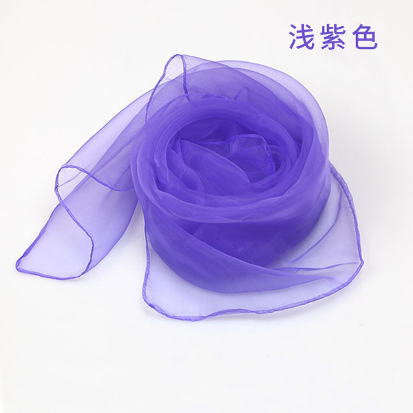 New candy -colored small silk scarf performance dance practical…
