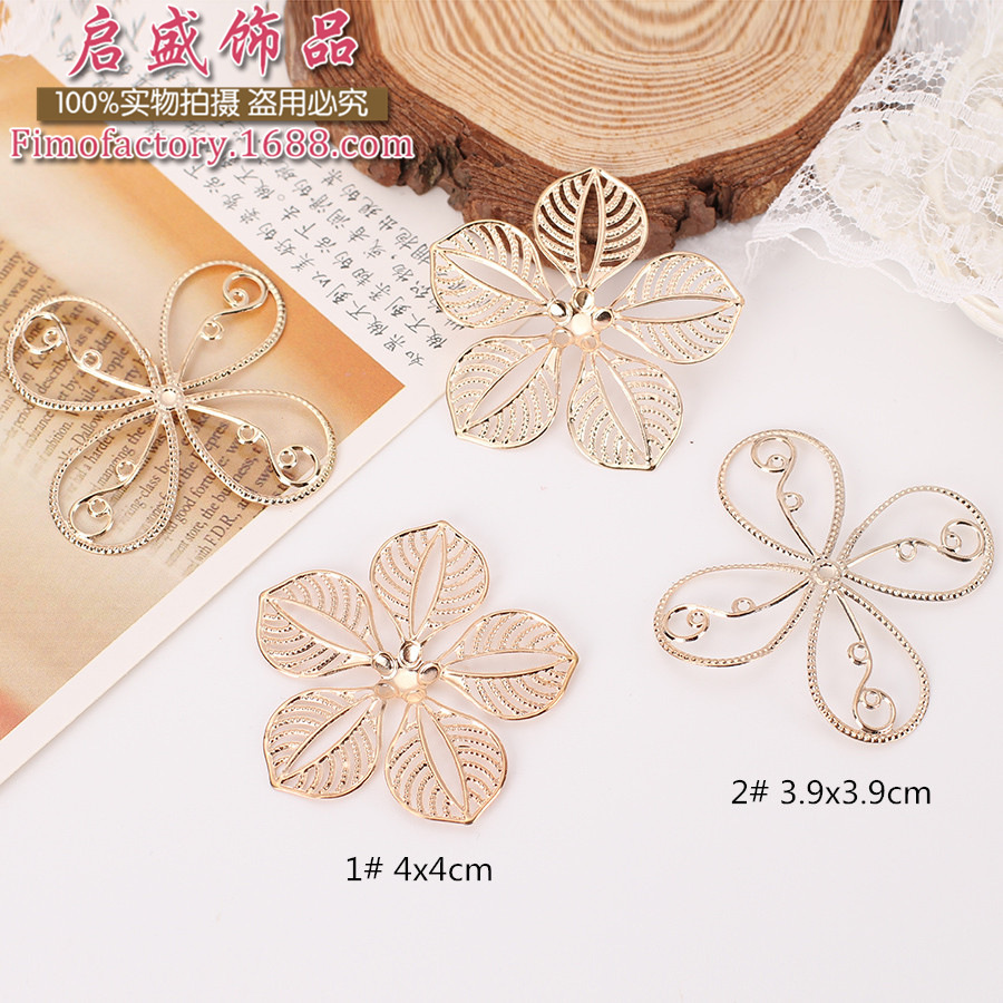 Golden hairgrip for bride, Chinese hairpin, accessories, DIY 2