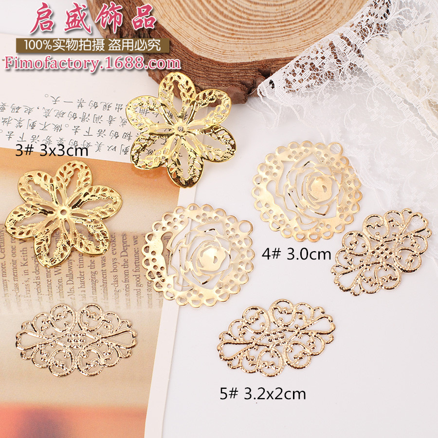 Golden hairgrip for bride, Chinese hairpin, accessories, DIY 3