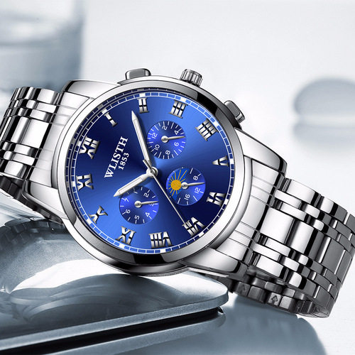 Watches Male Business Nightlight Watch  Waterproof Watch