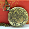 Classic bronze pocket watch, big card