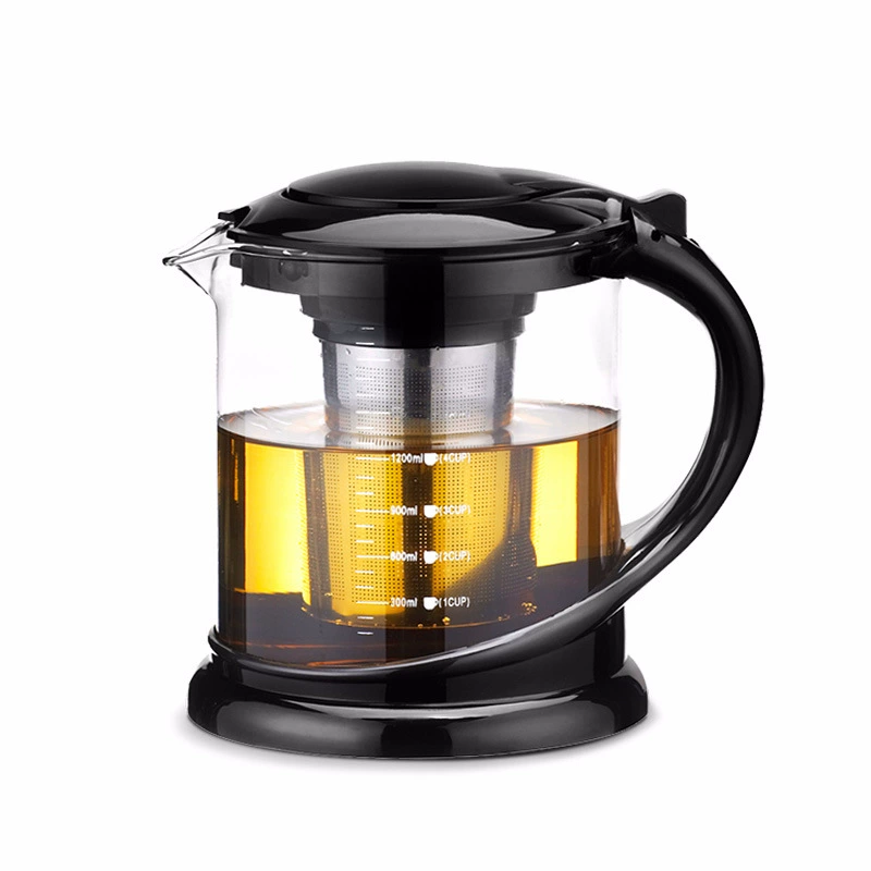 嘉美华 Capacious tea set, glass teapot stainless steel