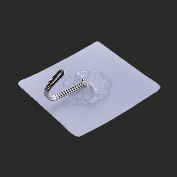 Waterproof transparent door back adhesive hook kitchen nail-free…