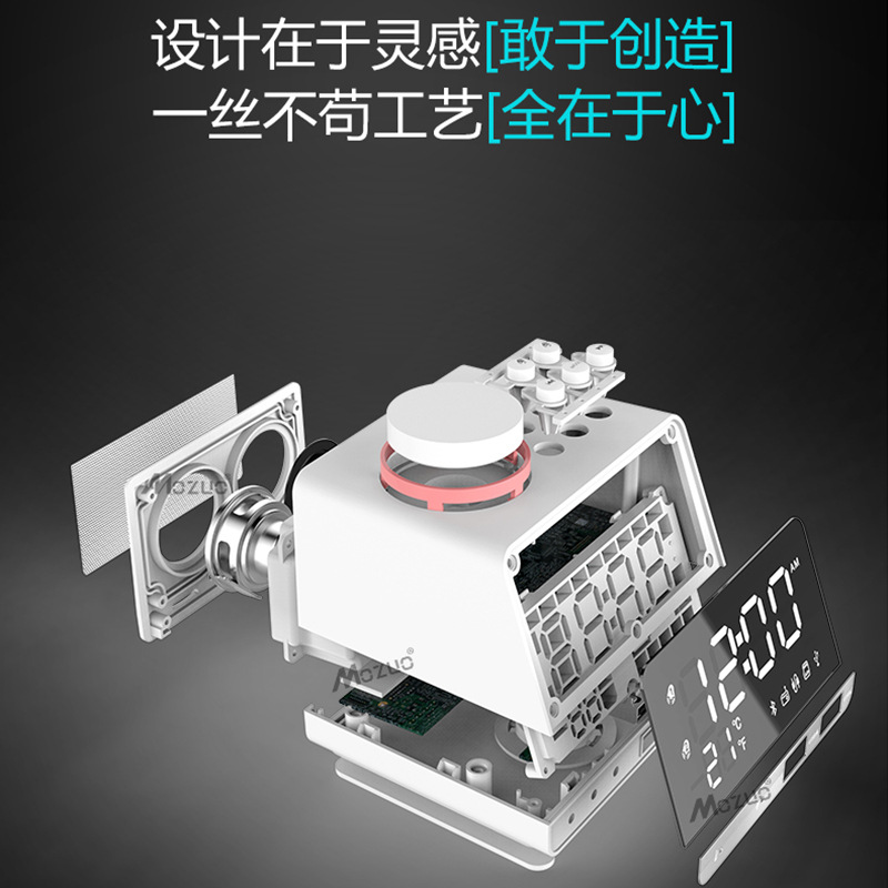 Fabricante K11 Bluetooth altavoz Radio Reloj Despertador de carga del teléfono móvil la tableta audio Música Creativa reloj pantalla