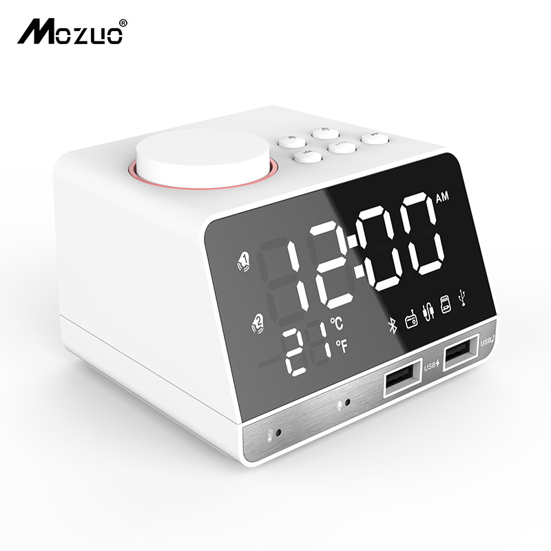Fabricante K11 Bluetooth altavoz Radio Reloj Despertador de carga del teléfono móvil la tableta audio Música Creativa reloj pantalla