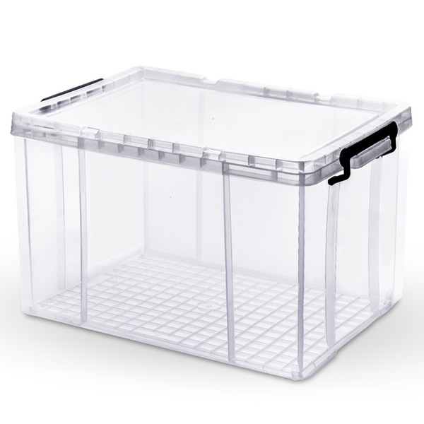 Plastic transparent storage box
