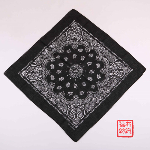 55cm Hip-hop Sunflower Sports Scarf Square Scarf Pure Cotton Thick Outdoor Cycling Face Mask Triangular Scarf Customizable
